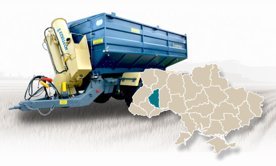 Бункер перегрузчик зерна в Тернопольской области